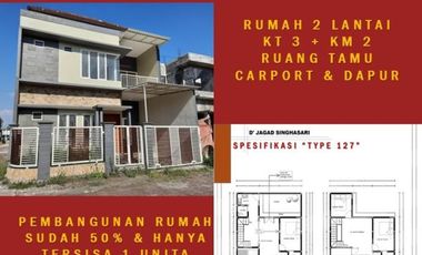 Dijual Rumah dengan Design Modern di Malang