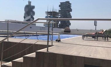 DEPTO AMUEBLADO LE BLANK EN LOMAS DE ANGELOPOLIS RENTA $20,000.00 MANT. INCL