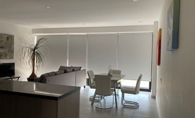 DEPTO AMUEBLADO LE BLANK EN LOMAS DE ANGELOPOLIS RENTA $20,000.00 MANT. INCL