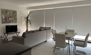 DEPTO AMUEBLADO LE BLANK EN LOMAS DE ANGELOPOLIS RENTA $20,000.00 MANT. INCL