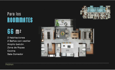 Apartamento Sabaneta Politan By The Yard (cesión) PRECIO OPORTUNIDAD
