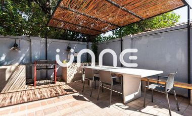 Departamento en Arriendo en EXLUSIVO PATIO con piscina/jacuzzi, REMODELADO y full AMOBLADO