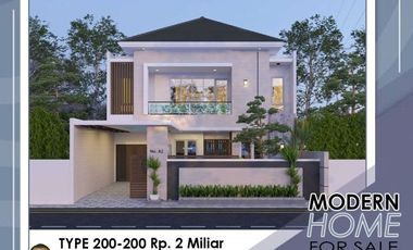 HUNIAN PREMIUM TYPE 200 BISA BEBAS DESAIN DI JL CEMARA GADING
