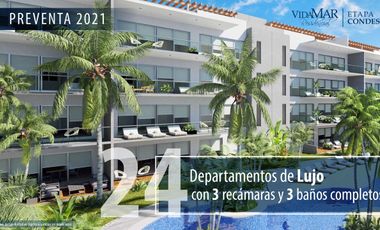 Penthouse de 3 recamaras en Vidamar Residencial etapa Condesa