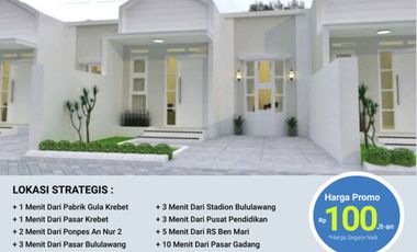 Promo Rumah Subsidi Kawasan Bululawang De'Green Krebet