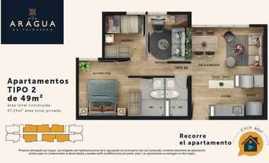 apartamento en venta en caldas. Cod V26585