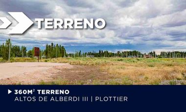 LOTE EN VENTA 300m2 | ALTOS DE ALBERDI III