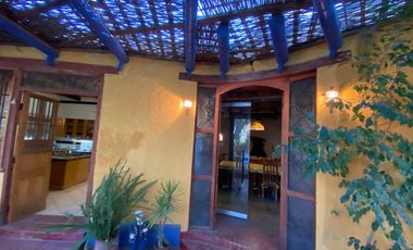 Vicuña; Parcela 5000m2 Con Casa En Estilo De 200m2
