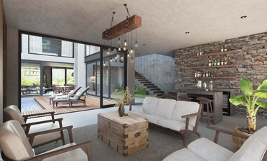 Casa en venta con terraza de Country club Tulum Quintana Roo