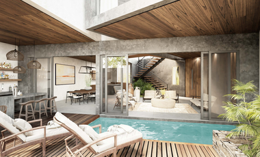Casa en venta con terraza de Country club Tulum Quintana Roo