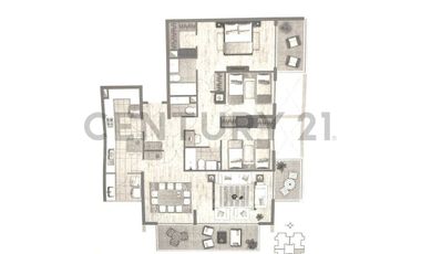 Departamento en Venta, 3 dormitorios, Vitacura