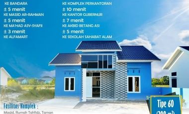 Rumah 2 lantai Palangkaraya Kalimantan dengan Type 120/336 tanpa bi cheking