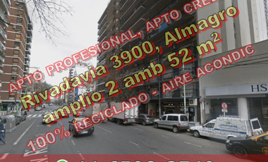 NUEVO PRECIO - Departamento en venta en Almagro 2 ambientes 52 m2 – Rivadavia 3900