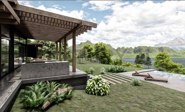 EXCLUSIVA CASA  4D 4B EN PARCELA, VISTA AL LAGO Y VOLCAN