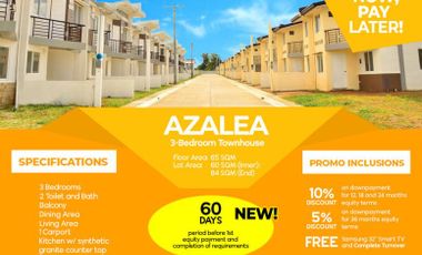 House and Lot For Sale- Avail our Lock Down Promo