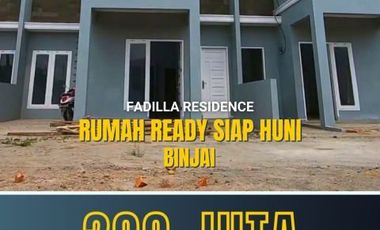 Rumah Siap Huni - 200 Juta - Kota Binjai - Fadilla Residence