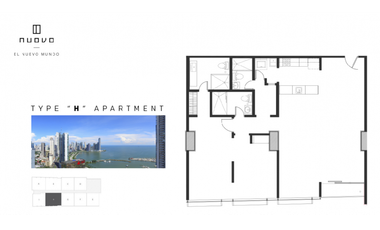 APARTAMENTO  2 RECMARAS PH NUOVO BELLA VISTA CON LINEA BLANCA