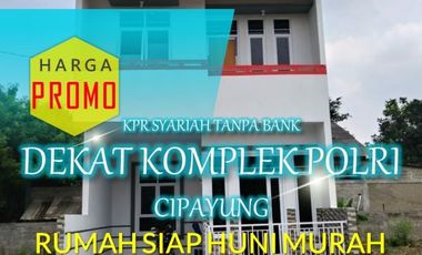 "Investasi Rumah Siap Huni Kpr Syariah Cipayung Dekat Jambore Cibubur "