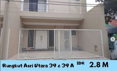 Rumah Rungkut Asri Utara Ubaya Surabaya New Minimalis