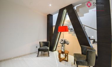 Casa de lujo moderna con jardín fracc. Olivos residencial, zona real.