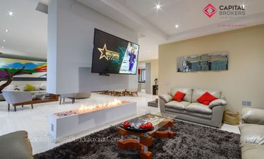 Casa de lujo moderna con jardín fracc. Olivos residencial, zona real.
