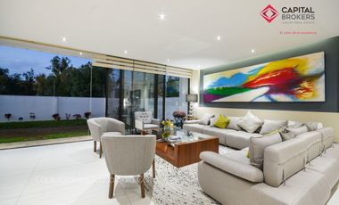 Casa de lujo moderna con jardín fracc. Olivos residencial, zona real.