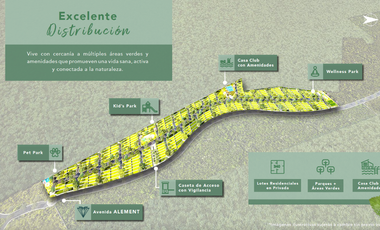 Lotes residenciales en Privada Mintara en Conkal, Yucatán