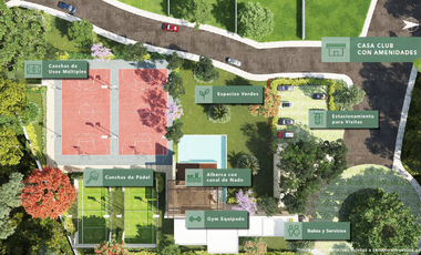 Lotes residenciales en Privada Mintara en Conkal, Yucatán