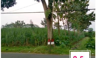 Tanah Poros Jalan Luas 3.030 kawasan Bandara kota Malang