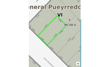 Lote en venta en barrio El Martillo