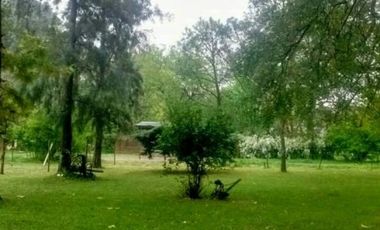 campo con casa y galpones
