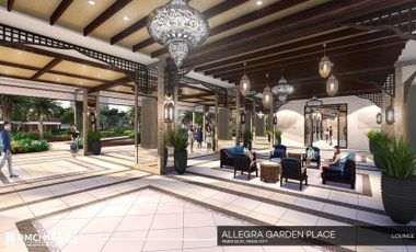 1 bedroom condo Allegra Garden Place near capitol commons SM mega mall SM Aura C5 road