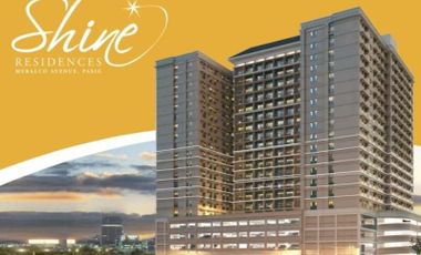 For Sale 1 Unit left in Shine Residences Ortigas Pasig near Ayala Mall 30th.Re open Unit