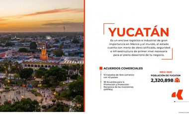TERRENO INDUSTRIAL  VENTA PARQUE INDUS. MÉRIDA
