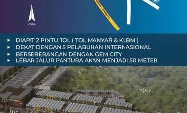 DIJUAL GUDANG DASCOLAND MANYAR GRESIK JALAN DANDELES