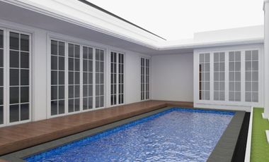 rumah premium di jual di tanah 400 bebas desain + interior di komppemda