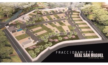 TERRENO RESIDENCIALES  EN FRACCIONAMIENTO REAL SAN MIGUEL , CENTRO DE COCULA JALISCO