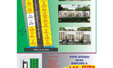 Rumah Modern Masa Kini, Konsep Studio Harga 165 Jt di Prambanan