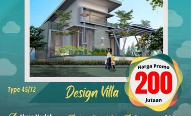 Rumah Murah Desain Villa di Skay Hill Karangploso