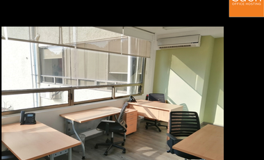 Oficinas en renta amuebladas con todos los servicios incluidos.