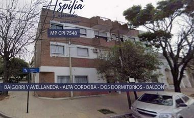 ALQUILER Departamento 2 dormitorios con balcón - Alta Córdoba
