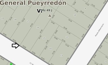 Galpón de 330m2 sobre lote de 433m2 en 11 de septiembre y Paula Albarracin