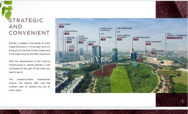 Elevee Apartemen Hijau Semi Furnished dengan Forest Park harga Early Bird