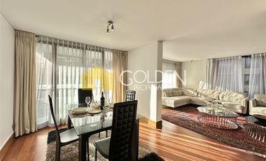 Depto arriendo amoblado 3 dormitorios 3D+2E+1B Las Condes