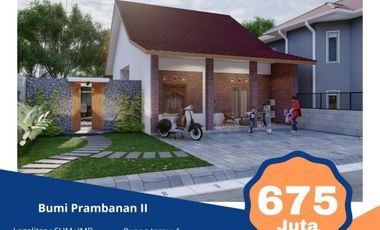 Rumah berkonsep Villa di Prambanan kawasan Sunrise Property