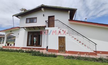 Se Vende Hermosa Casa De Campo, 1733 M2 De Área De Terreno Y 500 M2 De Área Construida, Tartar Grande, Los Baños Del Inca, Cajamarca