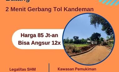 Kavling Perumahan Batang: Dekat Pasar Gorong, 100 Jt-an