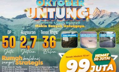 Terlaris, WA 0823-3511-----, Tanah Modern Di Dekat Perkotaan Sidoarjo Hanya 99 Juta