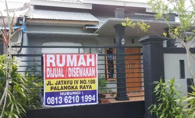 Rumah Dijual/Disewakan Dekat Kantor Walikota Palangka Raya