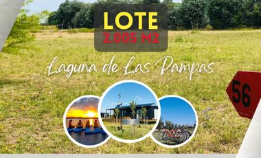 LOTE DOBLE FRENTE 2.005 M2 LAGUNA DE LAS PAMPAS